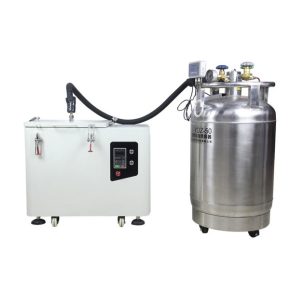 planetarni kroglični mlin, hlajen s tekočim dušikom